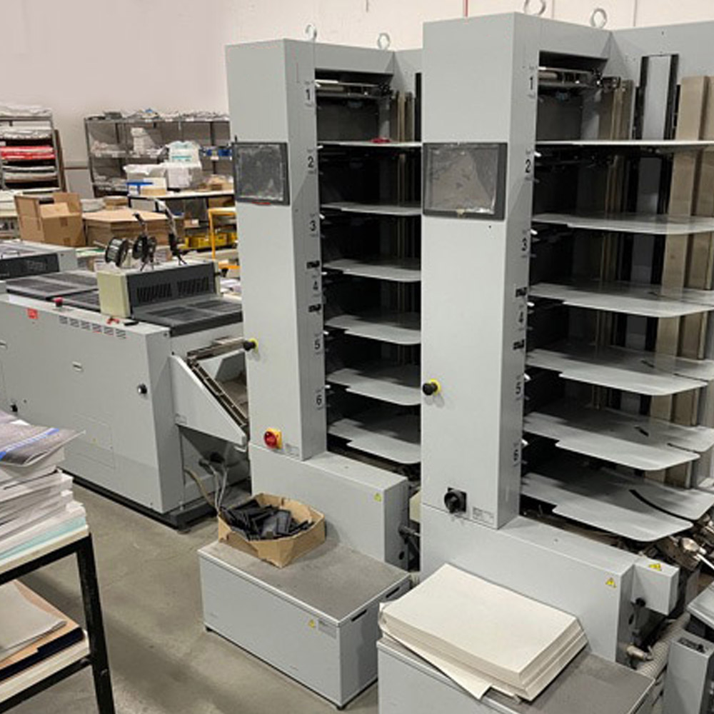 Horizon 12 Stations fully automatic brochure production machine also in landscape format VAC 600La c SPF200L TC200L SSK200L